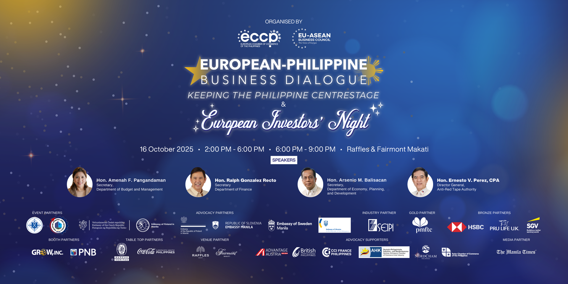 2025 European-Philippine Business Dialogue and European Investors’ Night