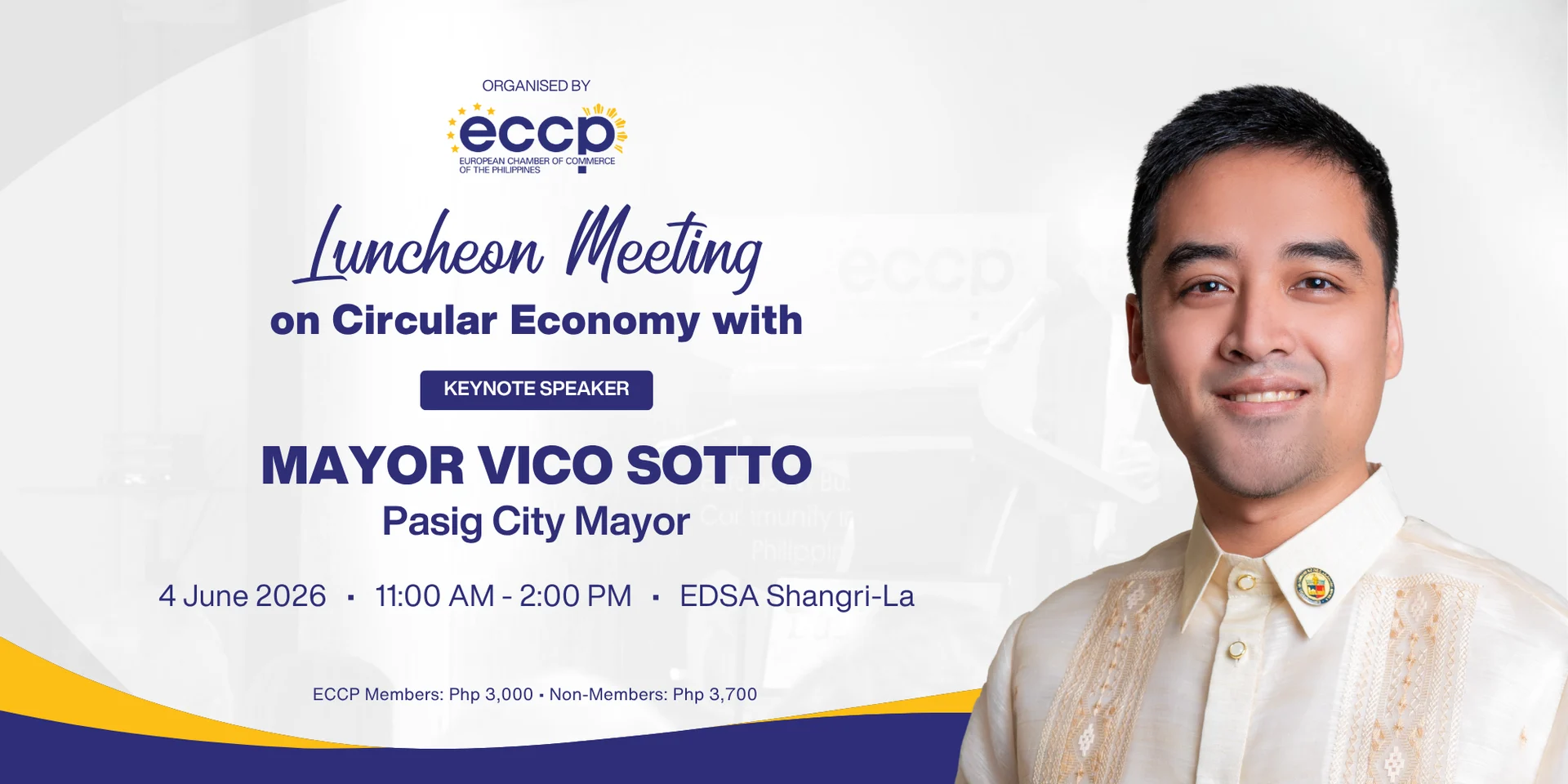 ECCP Luncheon Meeting with Mayor Vico